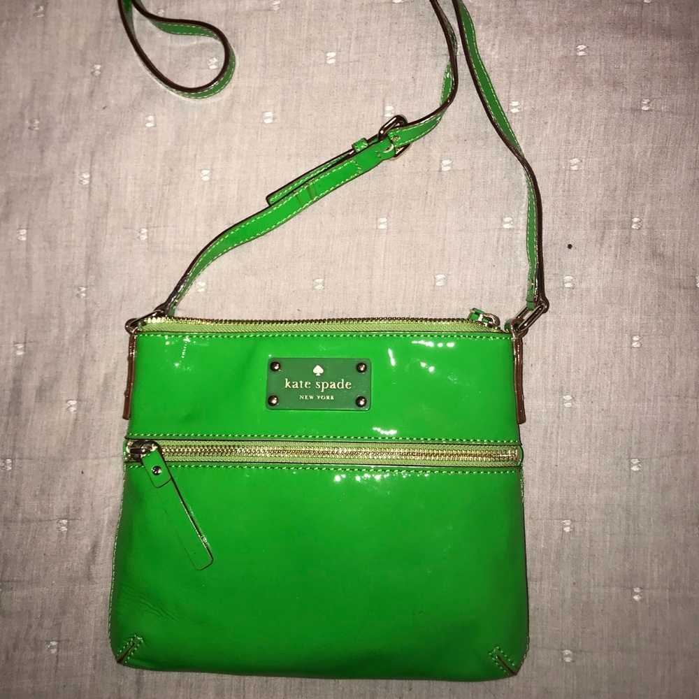Green Patent Leather Kate Spade Cross Body